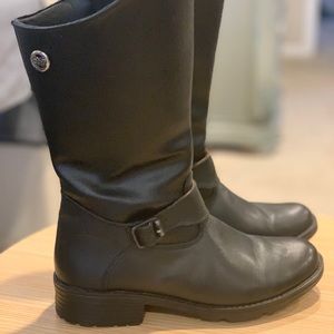 Black Mid-calf “Dogi” Biker Boots